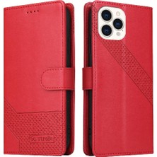 Mays Boutique Iphone 13 Için Flip Case Pro Max Iki Kart Yuvaları Kickstand Premium Deri (Yurt Dışından)