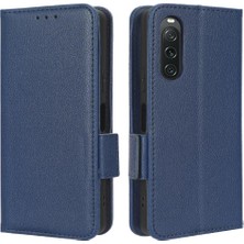 Mays Boutique Sony Xperia 10 V Pu Deri Manyetik Cüzdan Kart Yuvaları Tutucu Için Kılıf (Yurt Dışından)