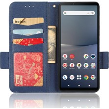 Mays Boutique Sony Xperia 10 V Pu Deri Manyetik Cüzdan Kart Yuvaları Tutucu Için Kılıf (Yurt Dışından)