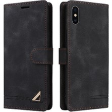 Mays Boutique Iphone Xr Için Flip Case Cüzdan Kapak Darbeye Deri Kılıf Basit (Yurt Dışından)