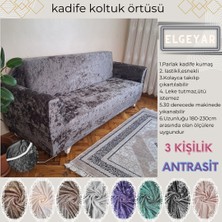 Elgeyar Kadife Koltuk, Kanepe, Çekyat Örtüsü , Koltuk Kılıfı( 3 Kişilik)