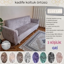 Elgeyar Kadife Koltuk, Kanepe, Çekyat Örtüsü , Koltuk Kılıfı( 3 Kişilik)