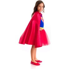Tameris Kostüm Supergirl Kostümü Uzun Kollu