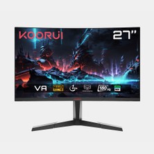 Koorui 27" 27E6CA 180Hz 1ms Va Fhd (Hdmı, Displayport) Curved Gaming Monitör