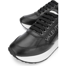 Mario Valentino Kadın Hakiki Deri Siyah Sneakers & Spor Ayakkabı 1040 91E1002 Bn Ayk Y24 Black/gunmetal