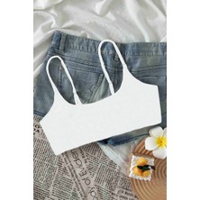 Angelsin Ayarlanabilir Askılı Şık Tasarım Bikini Üstü