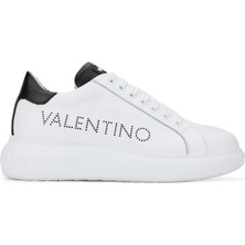 Mario Valentino Unisex Hakiki Deri Beyaz/siyah Sneakers & Spor Ayakkabı 1040 95B2302 Ayk Y24 Whıte/black