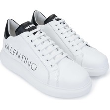 Mario Valentino Unisex Hakiki Deri Beyaz/siyah Sneakers & Spor Ayakkabı 1040 95B2302 Ayk Y24 Whıte/black