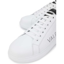 Mario Valentino Unisex Hakiki Deri Beyaz/siyah Sneakers & Spor Ayakkabı 1040 95B2302 Ayk Y24 Whıte/black