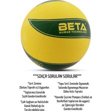 Telvesse Voleybol Topu Pompalı Dahil Set Kauçuk Beta Dikişsiz Yekpare Üretim Yeşil