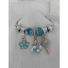Lola Jewelry Luxury Steel Çelik Charm Bilezik