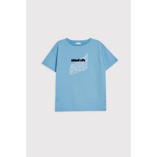 Babokah (Kids Boy) Nakışlı Heavy Jersey Oversize Fit Organik T-shirt