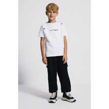 Babokah (Kids Boy) Nakışlı Heavy Jersey Oversize Fit Organik T-shirt