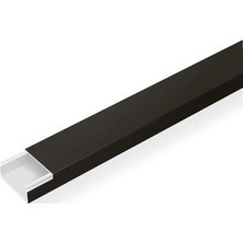Mutlusan 25X16 Siyah 1 Boy 2 Metre Kablo Kanalı (5 Adet)