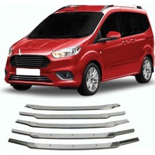 Begin Ford Tourneo Courier 2017 Sonrası Ön Panjur 7 Parça Paslanmaz Çelik Uyumlu