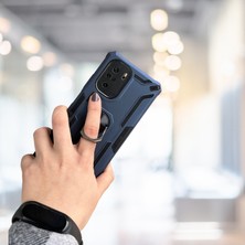 Skygo Xiaomi Poco F3 Yüzüklü Standlı Tlp Tank Kılıf  (Armor Mılıtary Case)