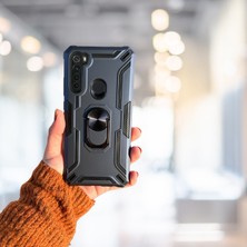 Skygo Xiaomi Redmi Note 8 Yüzüklü Standlı Tlp Tank Kılıf  (Armor Mılıtary Case)