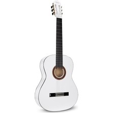 Valencia VC104TWT Klasik Gitar 4/4 Beyaz Sap Çelikli