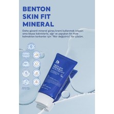 Benton Skin Fit Mineral Sun Cream SPF50+ PA++++ 50ml %100 Fiziksel Vegan Güneş Kremi