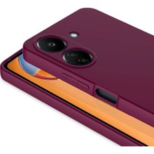 FUJİMAX Xiaomi Poco C65 Kılıf Dışı Silikon Içi Kadife Lansman Kılıf