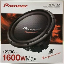 Subwoofer Bas Çift Bobin Gerçek Champion Series TS-W312D4 1600 Watt 30 cm