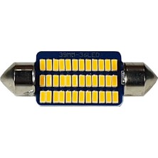 Teknogöz Sarı Renk LED Sofit Ampul 39MM - 36 Smd Ledli