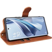 Colorful Shop Oppo RENO10 5g Tam Koruma Kartı Ekleme Deri Folio Için Kılıf (Yurt Dışından)