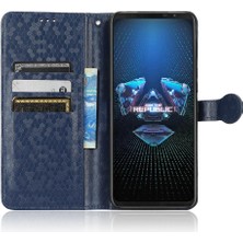 Colorful Shop Asus Rog Telefon 5 Için Geometrik Desen Manyetik Toka Deri Cüzdan (Yurt Dışından)