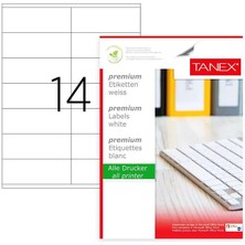 Tanex Lazer Etiket KOD2614 105MM x 40MM