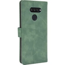 Colorful Shop Kart Tutucu Kickstand ile Lg K50S Deri Folio Flip Case Için Kılıf (Yurt Dışından)