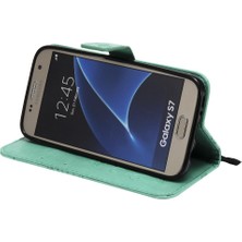 Colorful Shop Samsung Galaxy S7 Flip Kickstand Pu Deri Kart Yuvası Standı ile (Yurt Dışından)