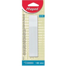 Maped Maket Bıçağı Yedeği 10'lu 18 mm