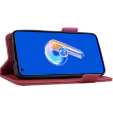 Colorful Shop Asus Zenfone 9 Için Kılıf Koruyucu Kapak Kart Ekleme Deri Folio (Yurt Dışından)