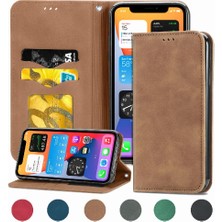 Colorful Shop Iphone 12 Için Kılıf Promax Basit Iş Kapak Çevirin Deri Kılıf Cüzdan (Yurt Dışından)