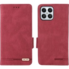 Colorful Shop Onur X8 Deri Folio Flip Case Kart Ekleme Koruyucu Tam Için Kılıf (Yurt Dışından)