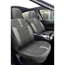 Trobus Peugeot 301 Acces Sedan 2012-2017 Aracınıza Uyumlu Koltuk Kılıfı Vira Gri