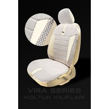 Trobus Renault Master Çift Kabin 6+1 2011 Aracınıza Uyumlu Koltuk Kılıfı Vira Bej
