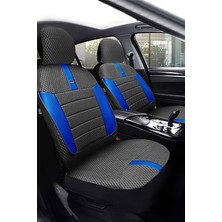 Trobus Ford Focus Trend Hachback Sedan 2012-2018 Aracınıza Uyumlu Koltuk Kılıfı Ticari Siyah Mavi