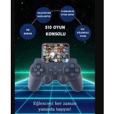 Qasul S10 Taşınabilir 520 Oyunlu Kablosuz Game Oyun Konsolu