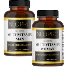 Neopro Multivitamin Man - Multivitamin Women 2'li Set 30+30 Tablet