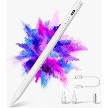 Fogy Xiaomi Huawei Samsung Apple Uyumlu Pencil Stylus Eğim Özellikli Şarj Göstergeli Çizim Kalemi