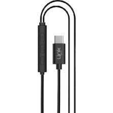 Linktech H72 Ekstra Bass Type-C Kulak Içi Kablolu Kulaklık