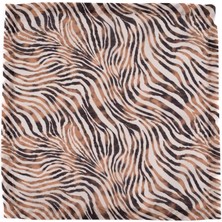 Vanelli Home Leopar Desenli Kare 4 Lü Peçete Seti
