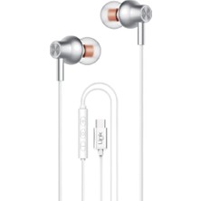 Linktech H72 Ekstra Bass Type-C Kulak Içi Kablolu Kulaklık