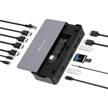 Verbatım 32173 - Usb-C Docking Station 15P With SSD Slot CS-15S