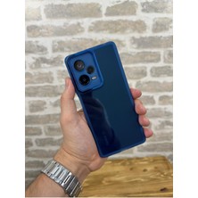 Vip Case Redmi Note 12 Pro |5g| Parlak Kamera ve Darbe Korumalı Kenarları Renkli Arkası Şeffaf  Berry Kılıf