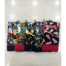 Berrak Erkek Dijital Baskı Desenli Boxer 4431
