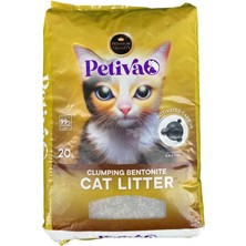 Petiva Süper Premium Aktif Karbon Kedi Kumu 20 L