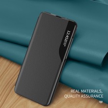 4U Sky Xiaomi Redmi Için Not 13 Pro 4g Kılıf Pu Deri Görünüm Penceresi Halkalı Telefon Kılıfı Kapak-Safir (Yurt Dışından)