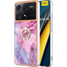 4U Sky Xiaomi Poco X6 Pro 5g Kılıf Kickstand 2.0mm Tpu Telefon Kapağı-Gül Için (Yurt Dışından)